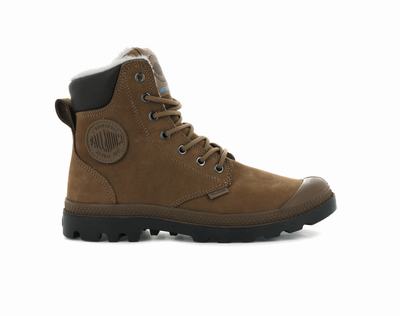 Botas Palladium PAMPA SPORT CUFF WPS Hombre Chocolate | Costa Rica-56481